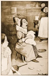 „Śpiewając coś w rodzaju kołysanki”, ilustracja do „Alicji w krainie czarów” Lewisa Carrolla, 1901
